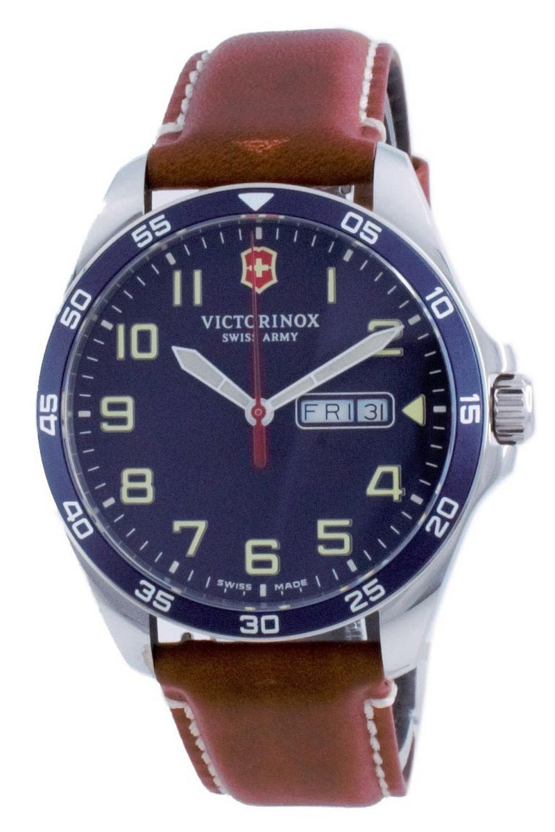 Victorinox Fieldforce Blue Dial Stainless Steel Quartz 241848 100M Men's Watch