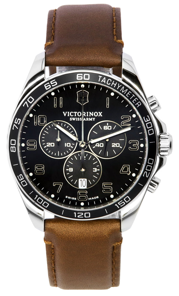 Victorinox Fieldforce Classic Chronograph Black Dial Quartz 241928 100M Men's Watch