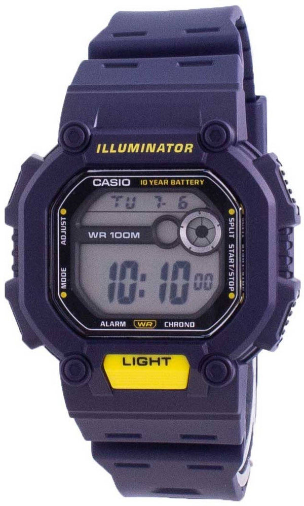 Casio Youth Illuminator Digital W-737H-2A W737H-2A 100M Men's Watch