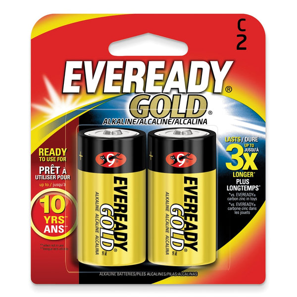 (2) Pack of Eveready Gold C Batteries