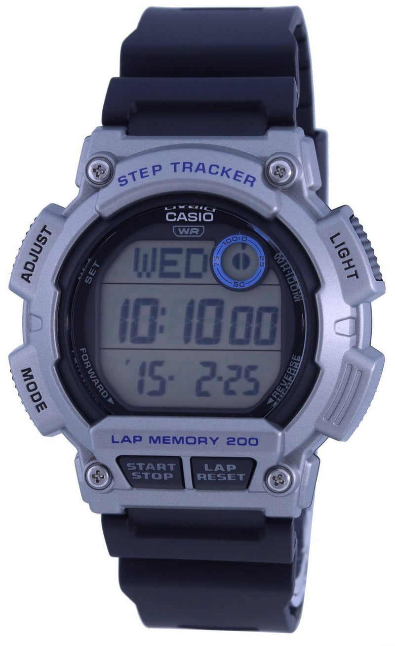 Casio Youth Digital Resin Strap WS-2100H-1A2 WS2100H-1 100M Men's Watch
