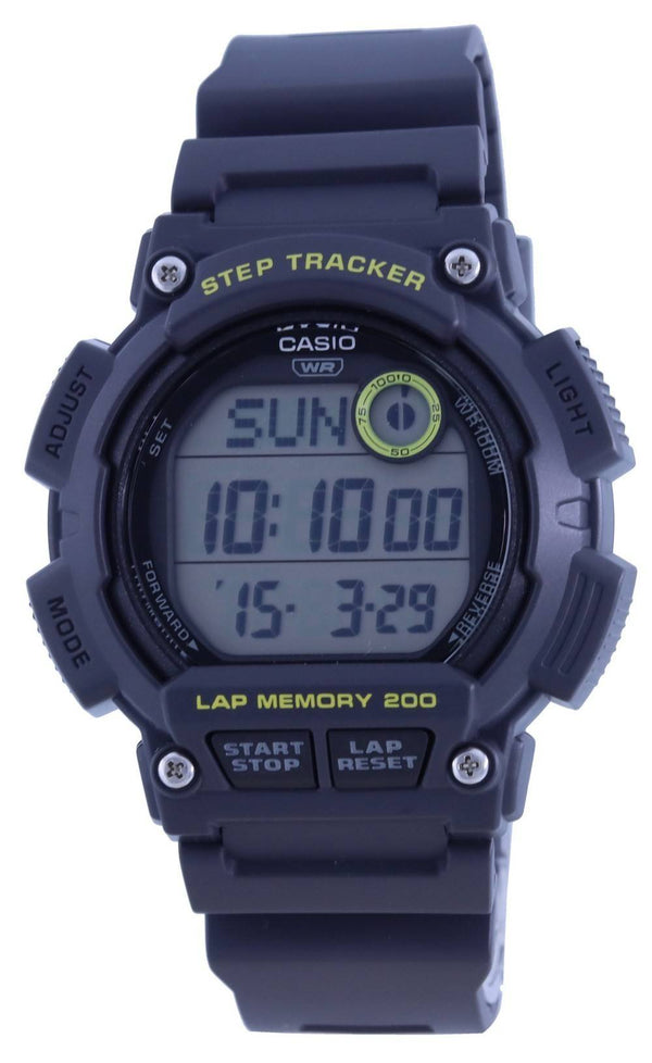 Casio Youth Digital Resin Strap WS-2100H-8A WS2100H-8 100M Men's Watch