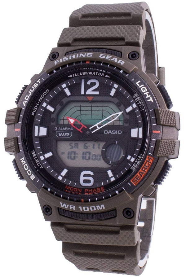 Casio Youth WSC-1250H-3AV Quartz Moon Phase Men's Watch