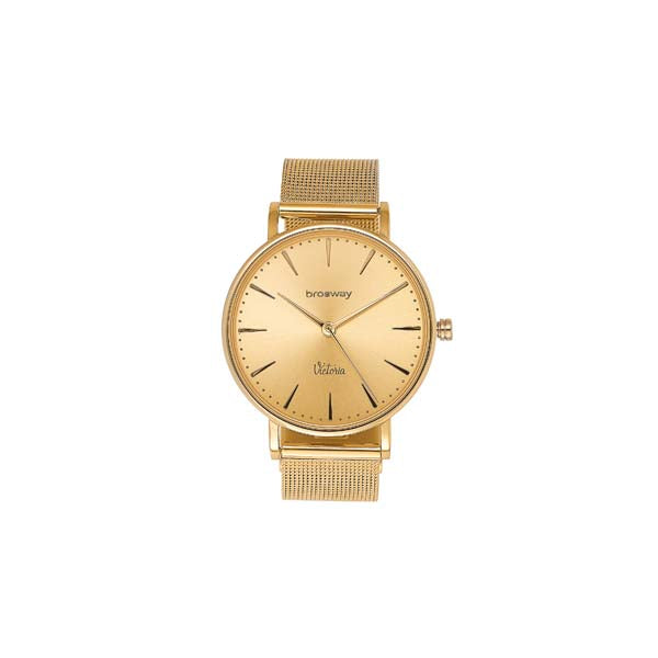 Brosway Victoria Women's Stainless Steel Gold Plated Italian Watch
