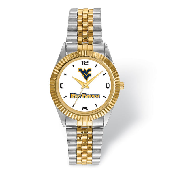 LogoArt West Virginia University Pro Two-tone Gents Watch