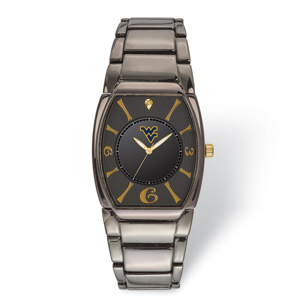LogoArt West Virginia University Executive Black-plated Watch