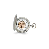 Charles Hubert 2-tone Rose Finish 17Jewel Brass Pocket Watch