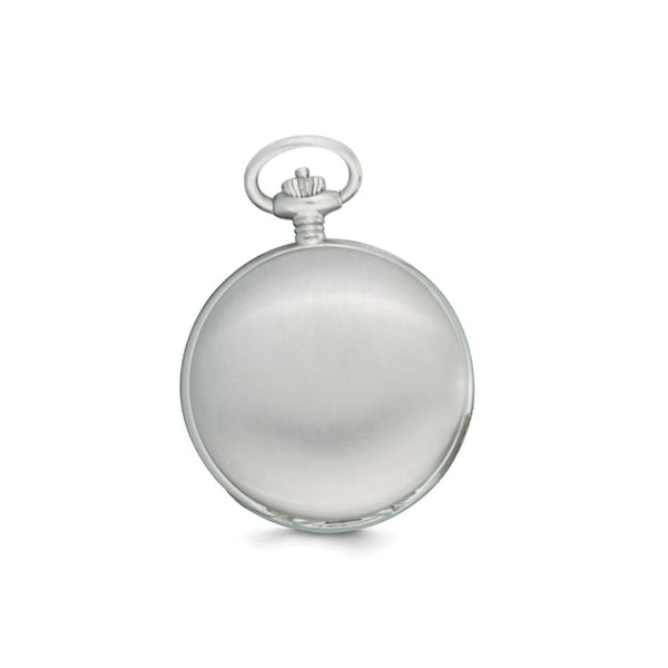 Swingtime Chrome-finish Brass Quartz Pocket Watch