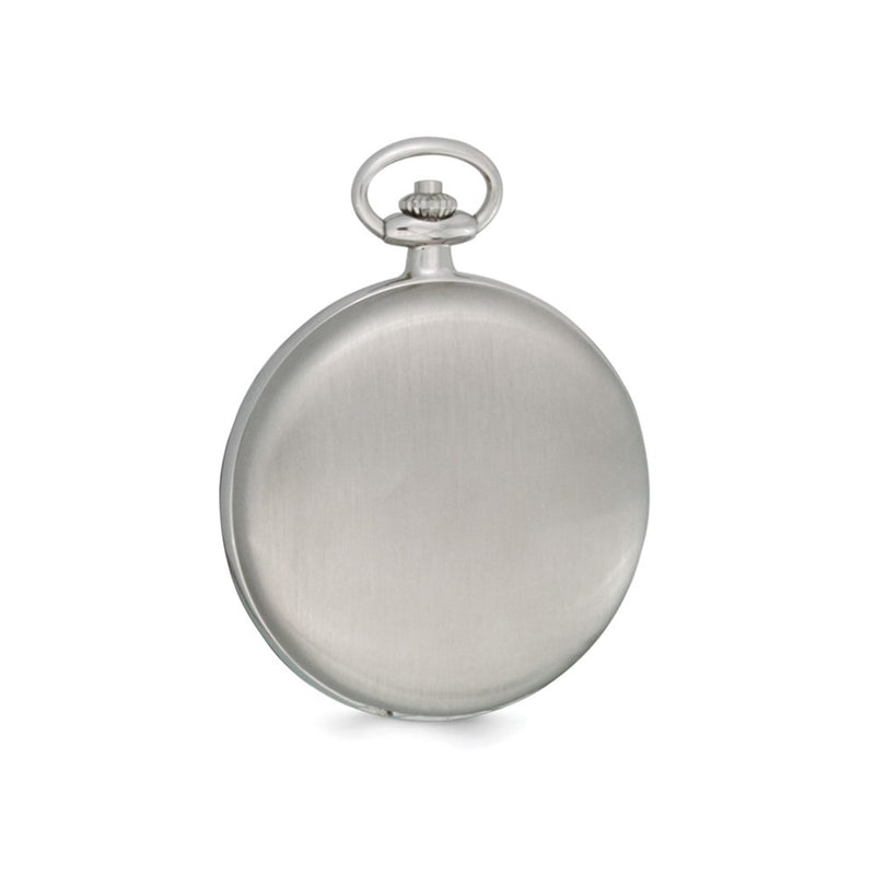 Swingtime Chrome-finish Brass Mechanical Pocket Watch