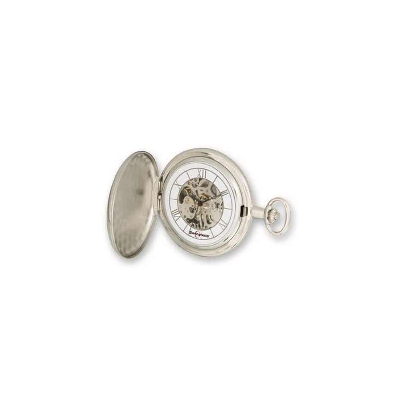 Swingtime Chrome-finish Brass Mechanical Pocket Watch