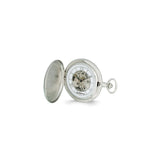 Swingtime Chrome-finish Brass Mechanical Pocket Watch