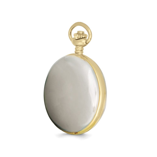 Swingtime Two-tone Brass Mechanical Double Cover Pocket Watch