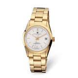 Mens Charles Hubert IP Gold-plated Stainless White Dial Watch