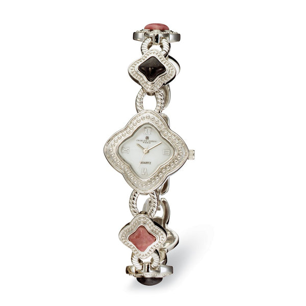 Ladies Charles Hubert Dumortierite/Rhodonite Bracelet Watch