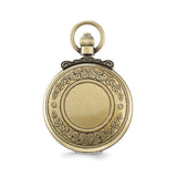 Charles Hubert Antique Gold Finish Steam Engine Pocket Watch