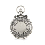 Charles Hubert Antique Chrome Finish Shield Pocket Watch