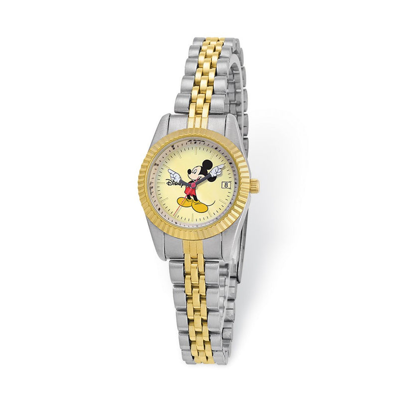 Disney Adult Size Two-tone w/Moving Arms Mickey Mouse Watch