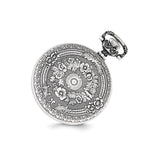 Charles Hubert Antiqued Unicorn Shield Pocket Watch