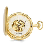 Swingtime Gold-finish Brass Mechanical 48mm Pocket Watch