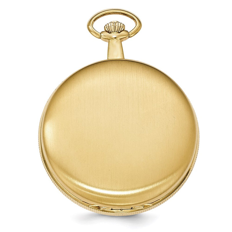 Swingtime Gold-finish Brass Quartz 48mm Pocket Watch