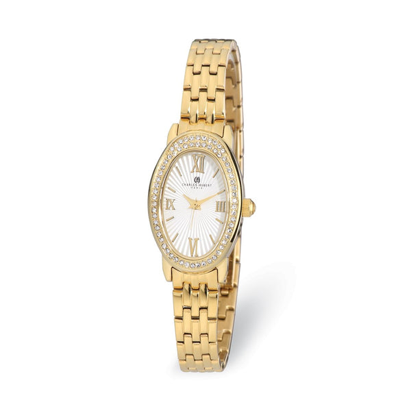 Ladies Charles Hubert IP-Plated Stainless Steel 21x32mm Watch