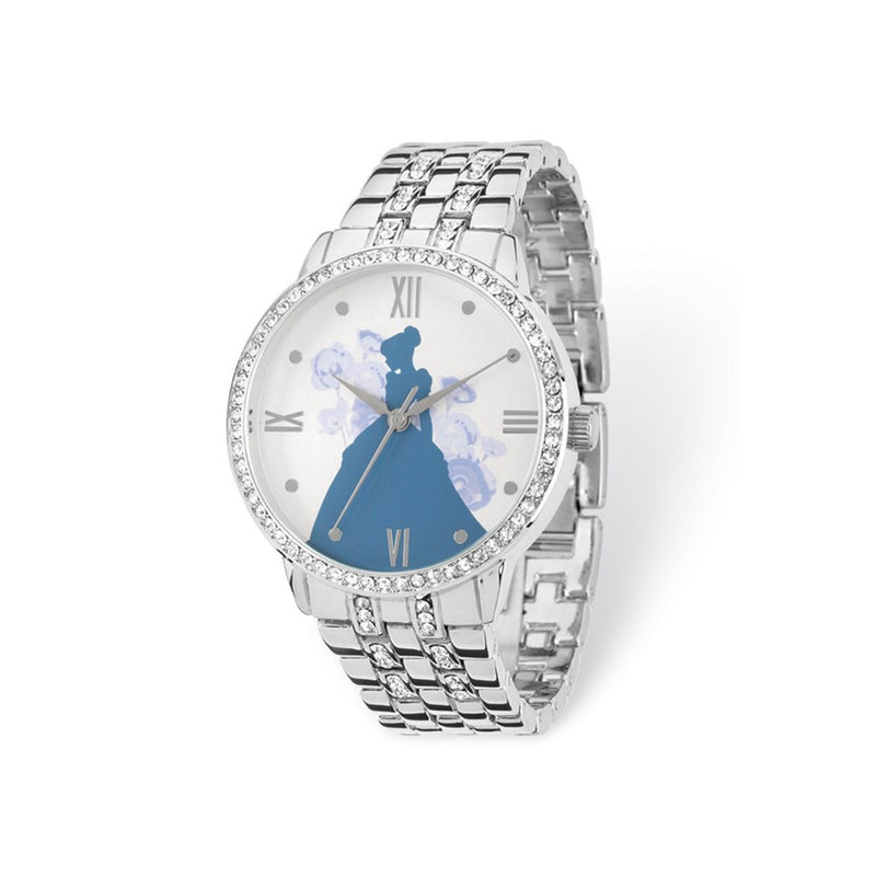 Ladies Disney Silver-tone Cinderella Silhouette Watch