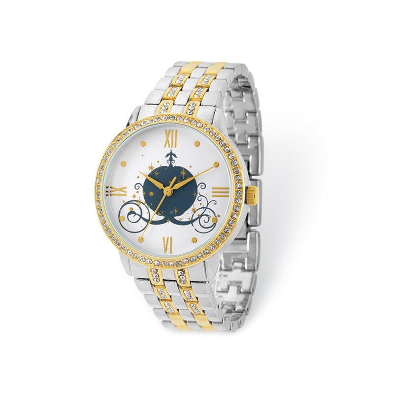 Ladies Disney Two-tone Cinderella Coach Watch