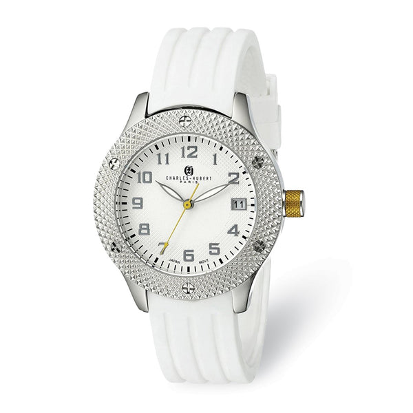 Ladies Charles Hubert Stainless Steel Silver Dial Watch