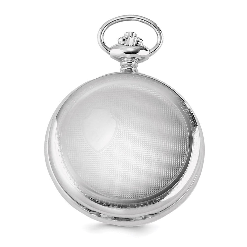 Charles Hubert Stainless Steel Hunter Case Tritium Mechanical Pocket Watch