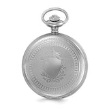 Charles Hubert Stainless Steel Hunter Case Tritium Quartz Pocket Watch