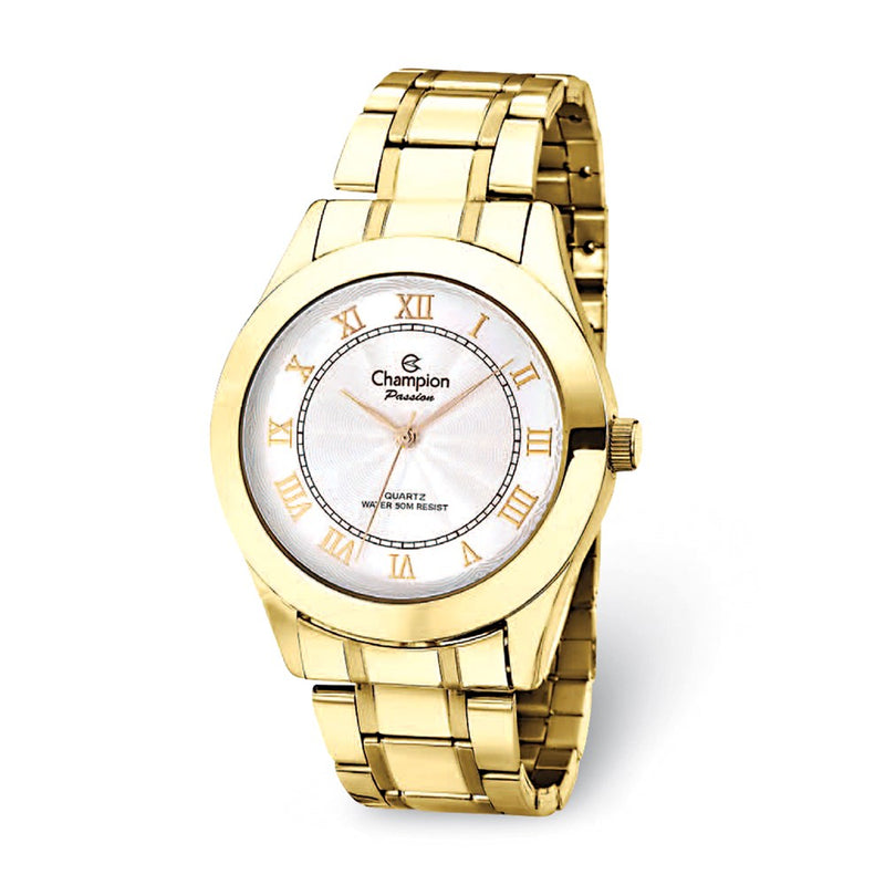 Champion Passion Gold-tone White Dial Watch