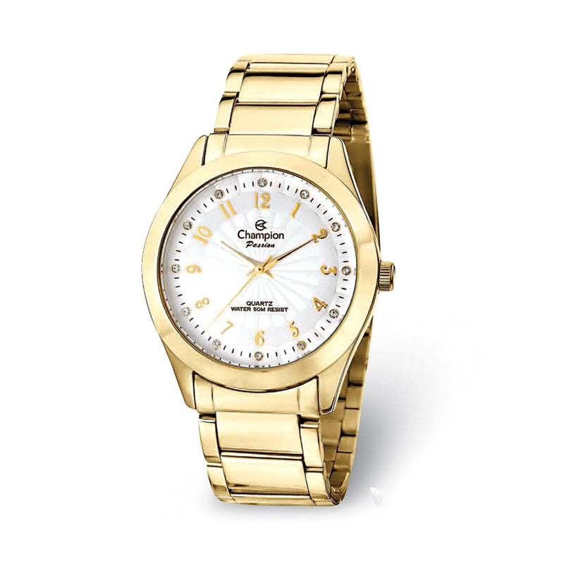 Champion Passion Gold-tone White Dial Watch