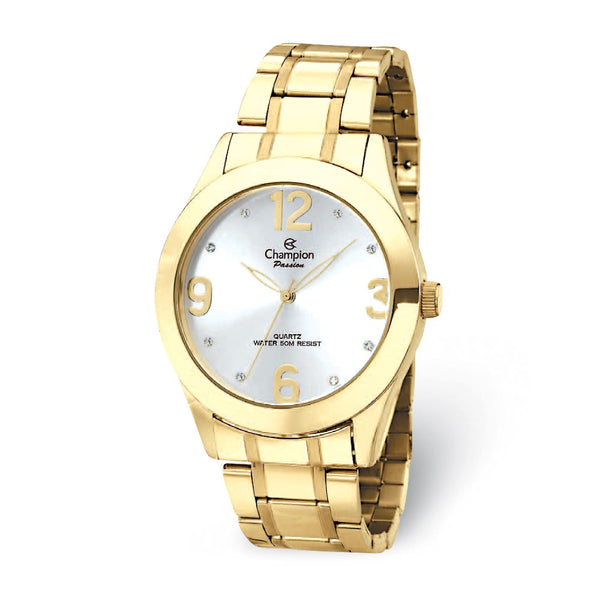 Champion Passion Gold-tone White Dial Watch
