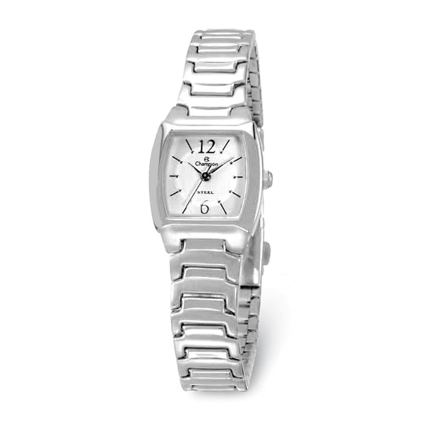 Champion Glamour Stainless Steel Square Dial Watch