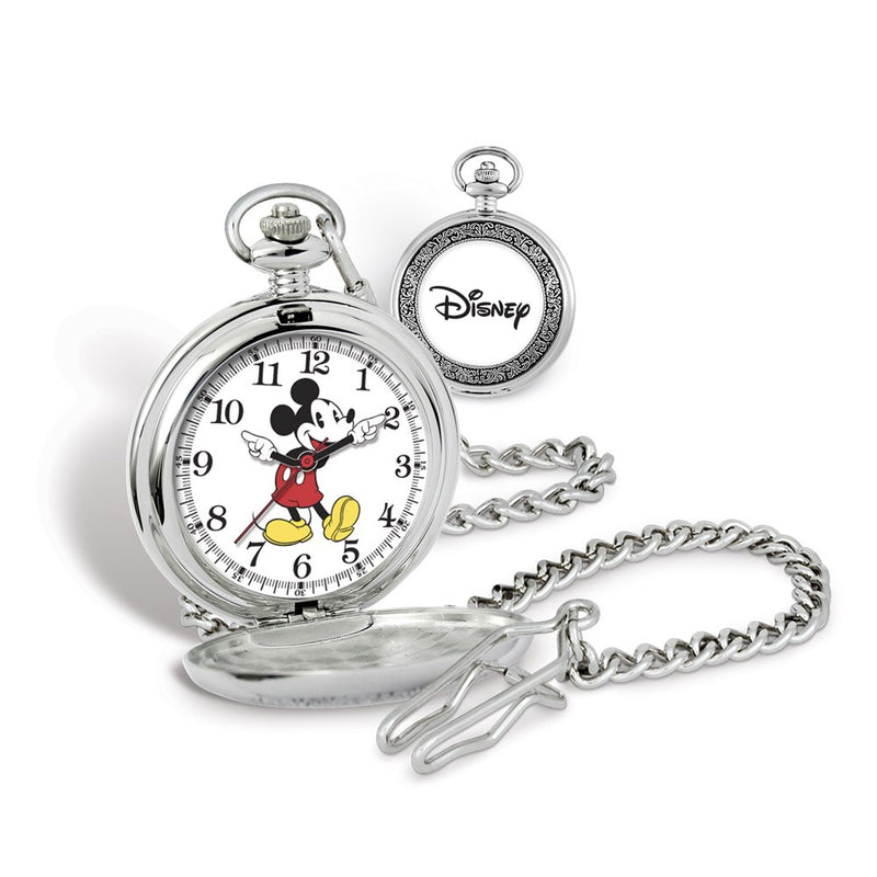 Disney Mickey Mouse w/Chain Pocket Watch