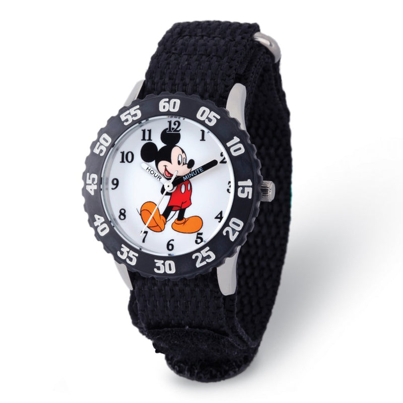 Disney Kids Mickey Mouse w/Moving Arms Time Teacher Watch