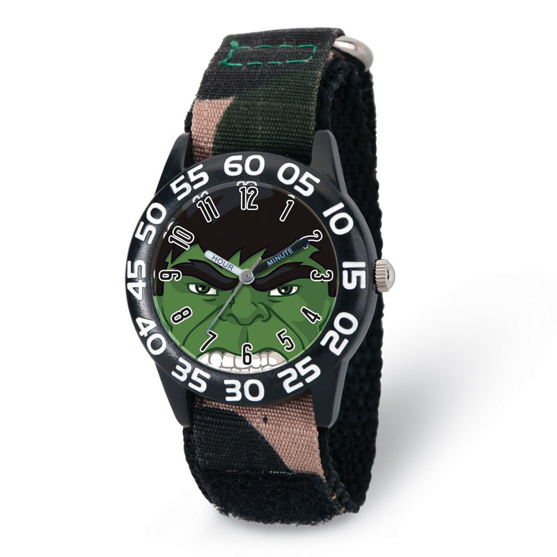 Marvel Hulk Camo Strap Acrylic Time Teacher Watch