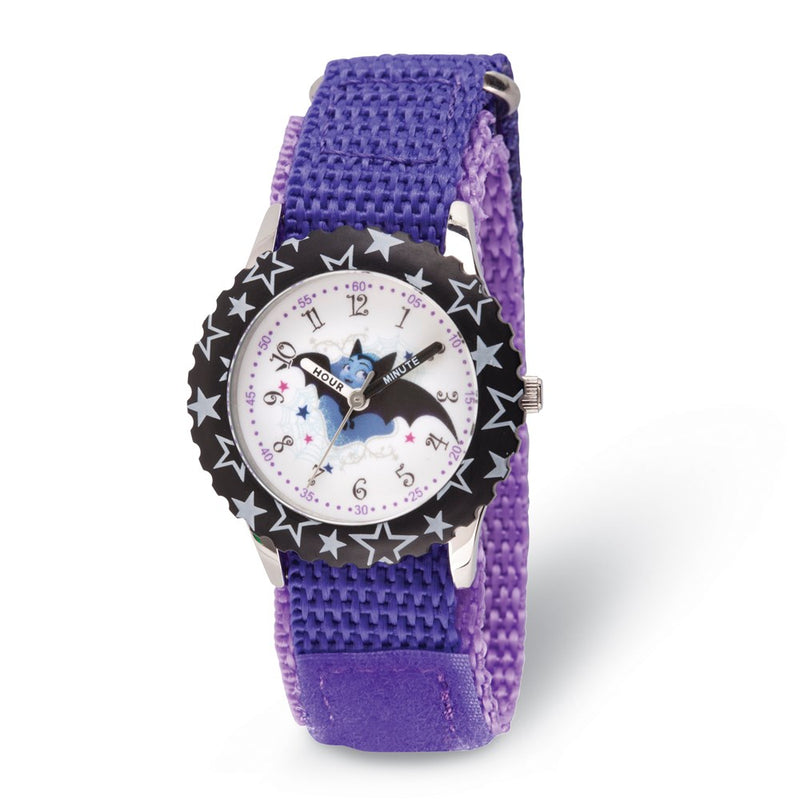 Disney Kids Vampirina Purple Strap Time Teacher Watch