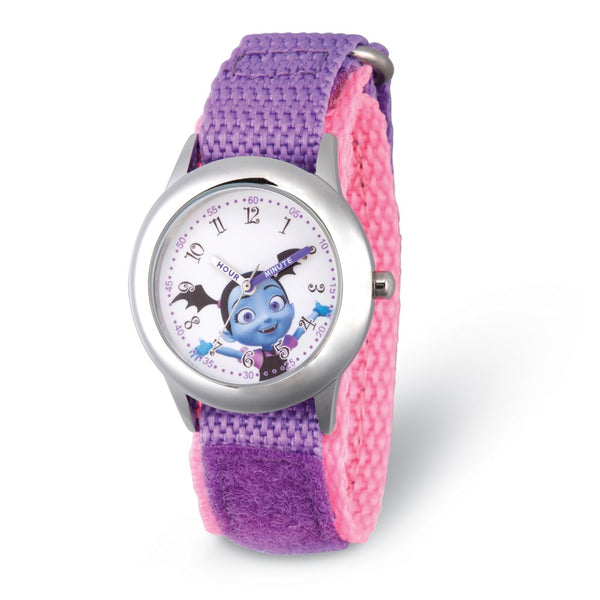 Disney Kids Vampirina Purple Strap Time Teacher Watch