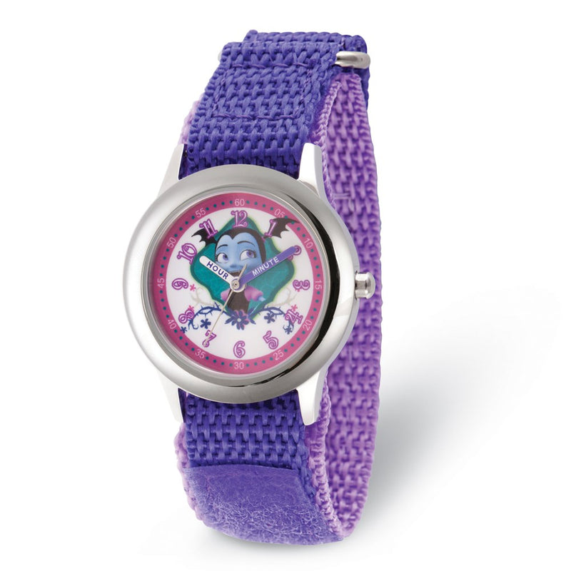 Disney Kids Vampirina Purple Strap Time Teacher Watch