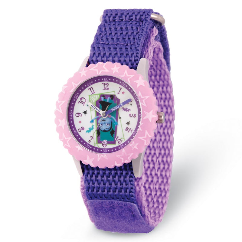 Disney Kids Vampirina Purple Strap Time Teacher Watch