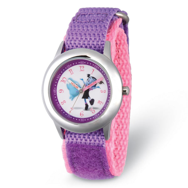 Disney Kids Vampirina & Demi Purple Strap Time Teacher Watch