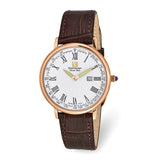 Steinhausen Altdorf Rose IP-plated Brown Strap Watch