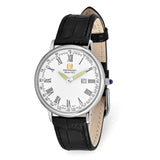 Steinhausen Altdorf Stainless Steel White Dial Black Strap Watch