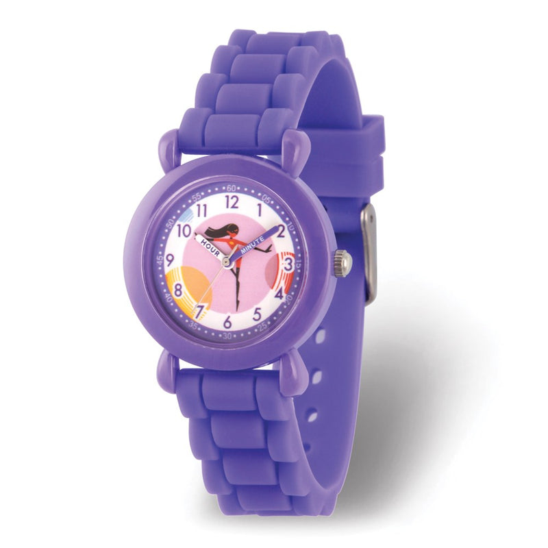 Disney Kids Incredibles 2 Daughter Purple Time Teacher Watch