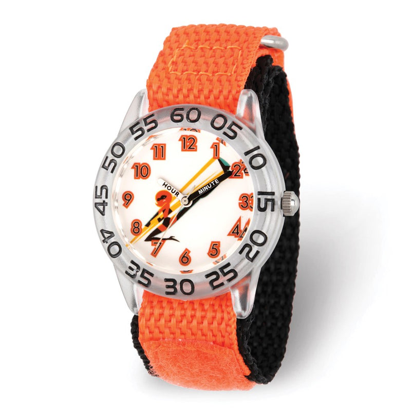 Disney Kids Incredibles 2 Mom Orange Nylon Strap Time Teacher Watch