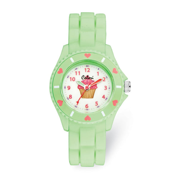Colori Kids Mint Green Cupcake Watch