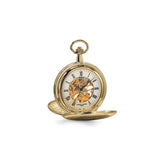 Charles Hubert Gold Finish White Dial Pocket Watch