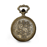 Charles Hubert Antique Gold Finish Train Pocket Watch