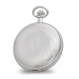 Charles Hubert Double Cover Striped w/Shield Pocket Watch